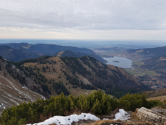 The Schliersee from the Brecherspitze