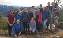 Hiking group on the Brechersptize